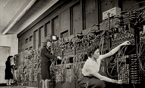 ENIAC programmers at work